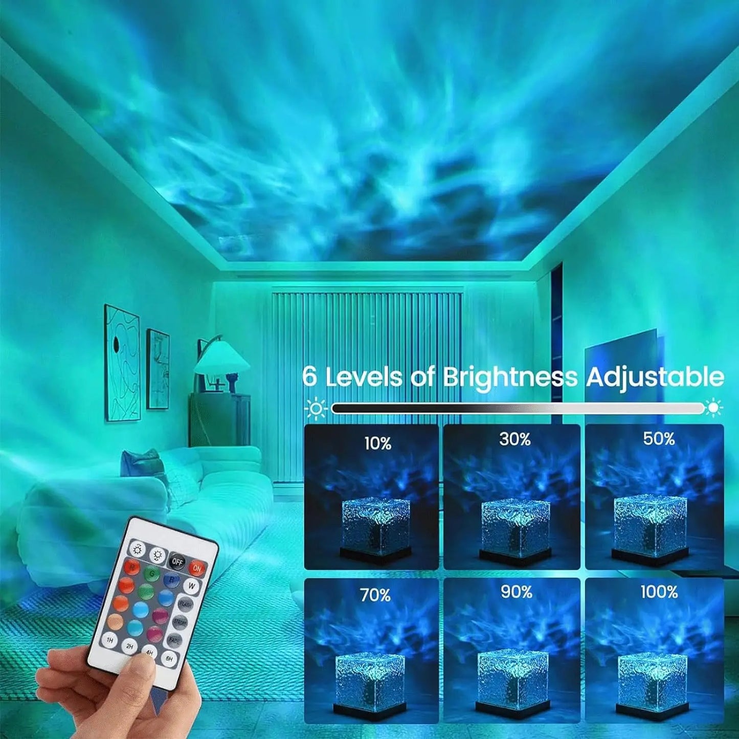 Portable Crystal Desk Lamp – RGB Color Changing Touch Night Light