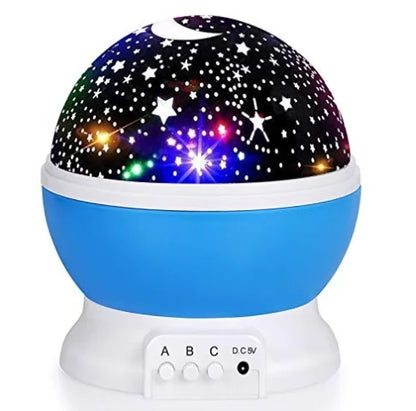 LED Galaxy Projector – 360° Rotating Starry Sky Night Light with Nebula Effect