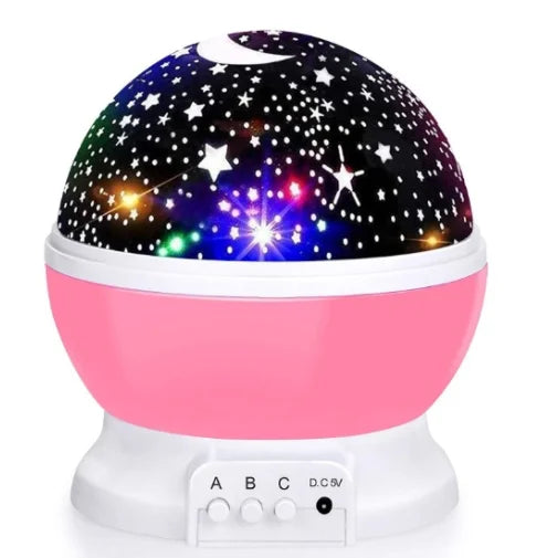 LED Galaxy Projector – 360° Rotating Starry Sky Night Light with Nebula Effect
