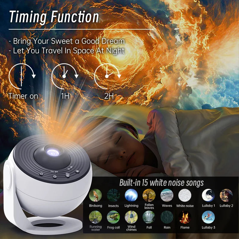 Star Projector Galaxy Night Light