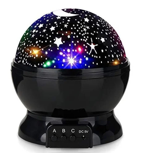 LED Galaxy Projector – 360° Rotating Starry Sky Night Light with Nebula Effect