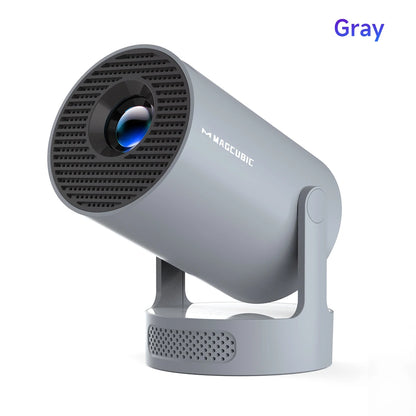 Android 11 Portable Projector – 4K Support, Dual WiFi & 180° Flexible Design