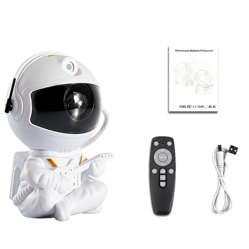 Astronaut Projector Night Light – Nebula Galaxy Star Ceiling Lamp