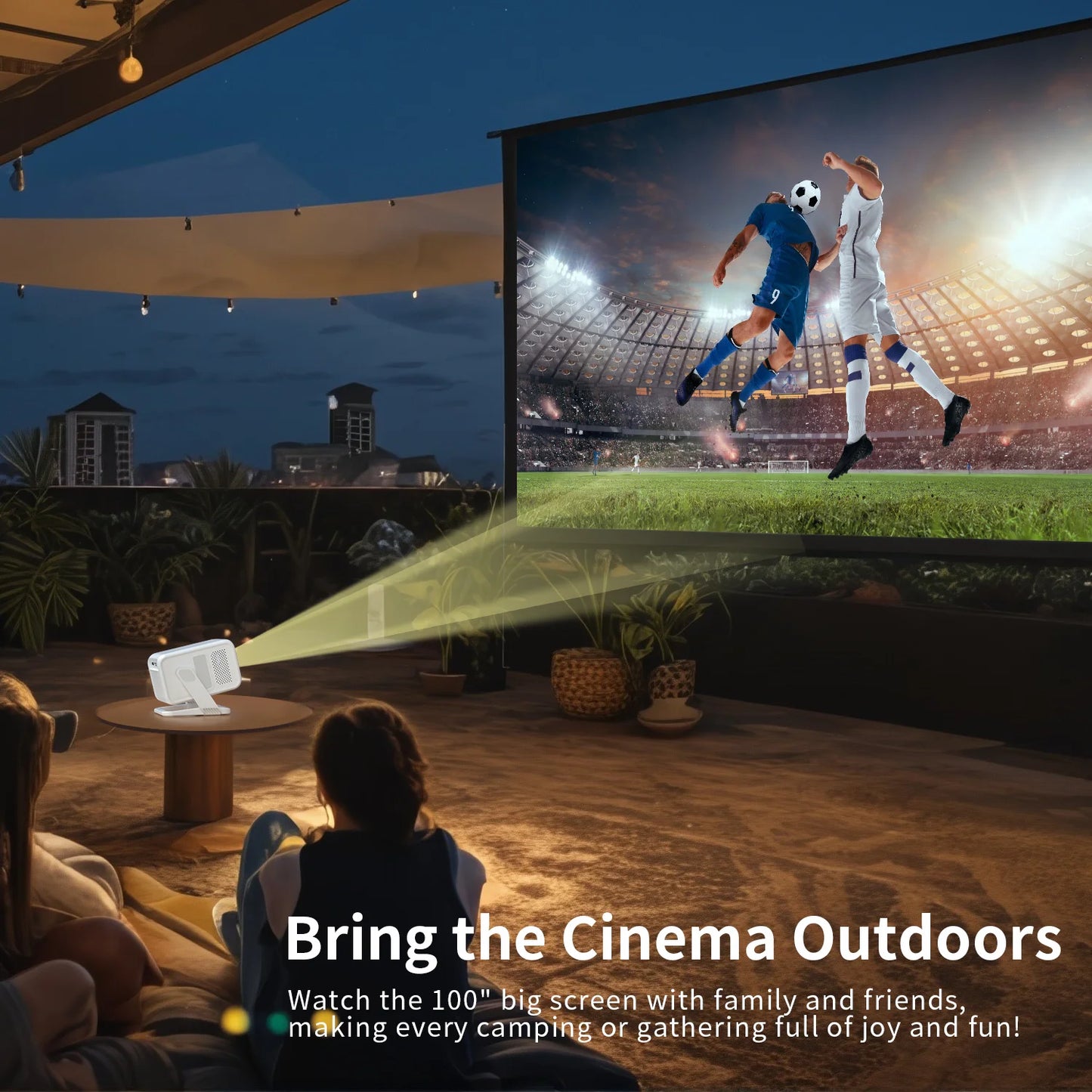 Auto Focus 4K HD Portable Projector