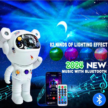 Bluetooth Astronaut Star Light Projector