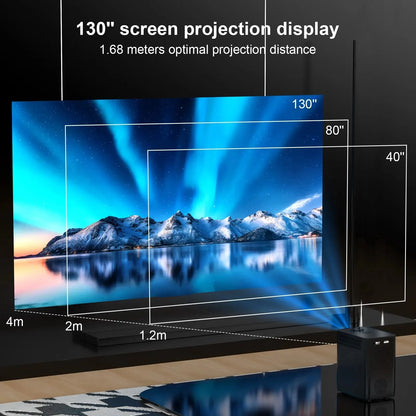 S30MAX Android WiFi 4K Smart Portable Projector with Bluetooth