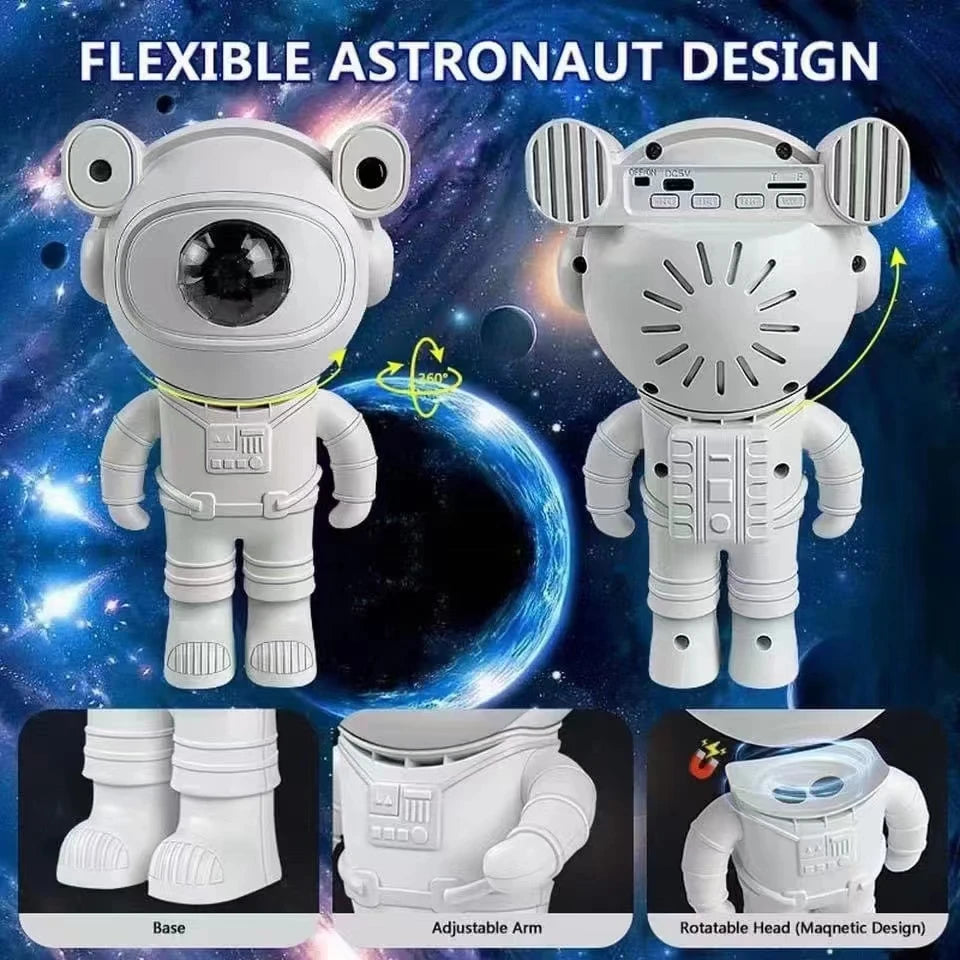 Bluetooth Astronaut Star Light Projector