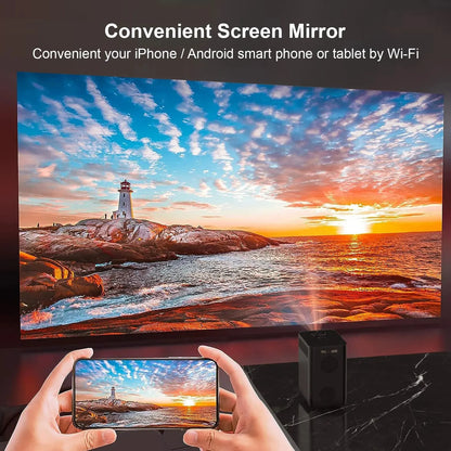 S30MAX Android WiFi 4K Smart Portable Projector with Bluetooth