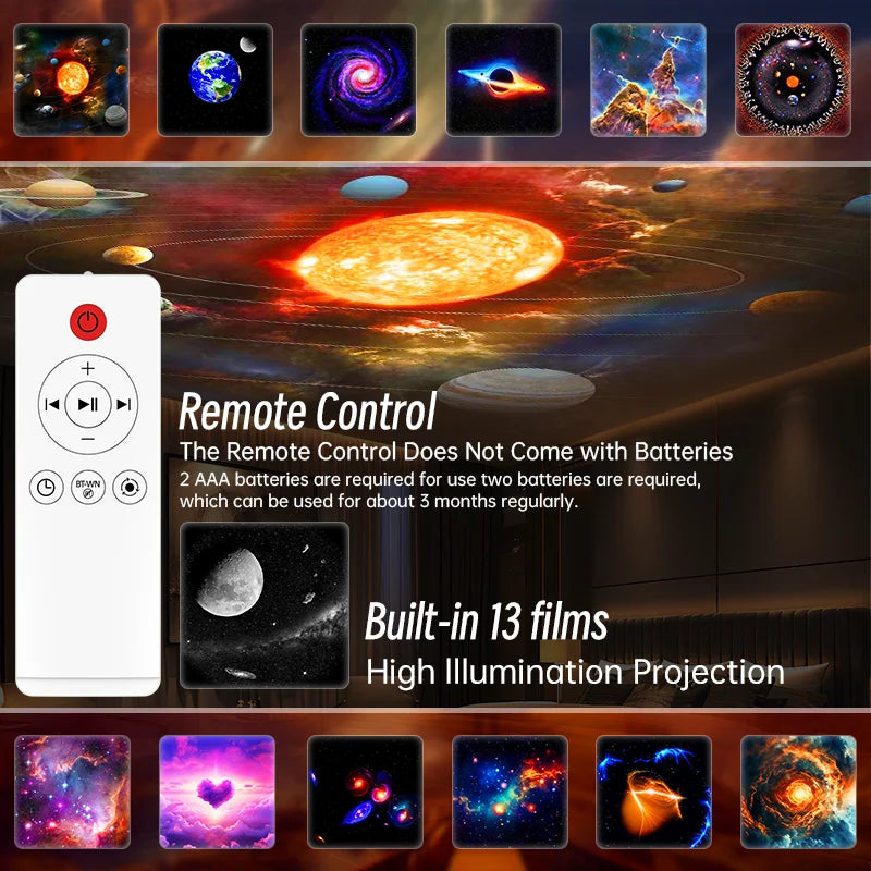 Star Projector Galaxy Night Light