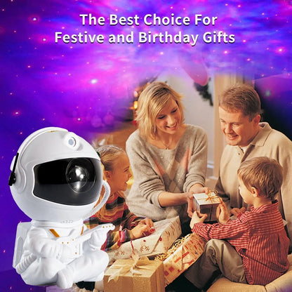 Astronaut Projector Night Light – Nebula Galaxy Star Ceiling Lamp