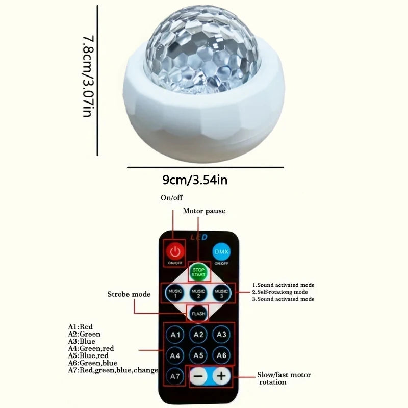 Northern Lights Starry Sky Projector Lamp – LED Atmosphere Night Light
