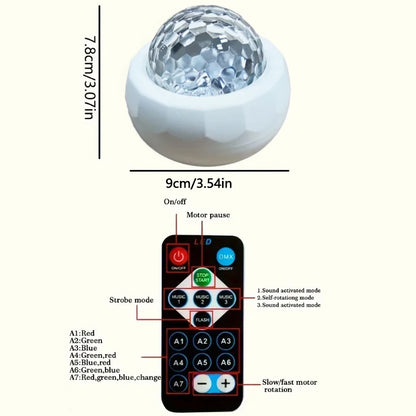 Northern Lights Starry Sky Projector Lamp – LED Atmosphere Night Light