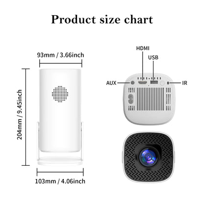 Android 11 4K Portable Projector