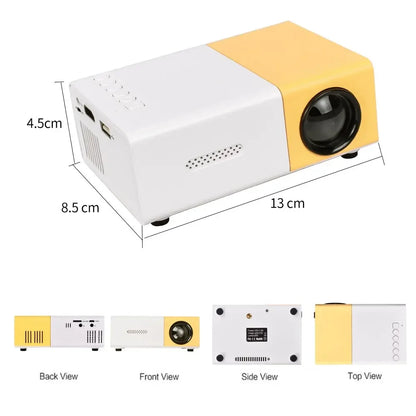 Mini LED HD Projector – Portable 1080P USB Children’s Projector