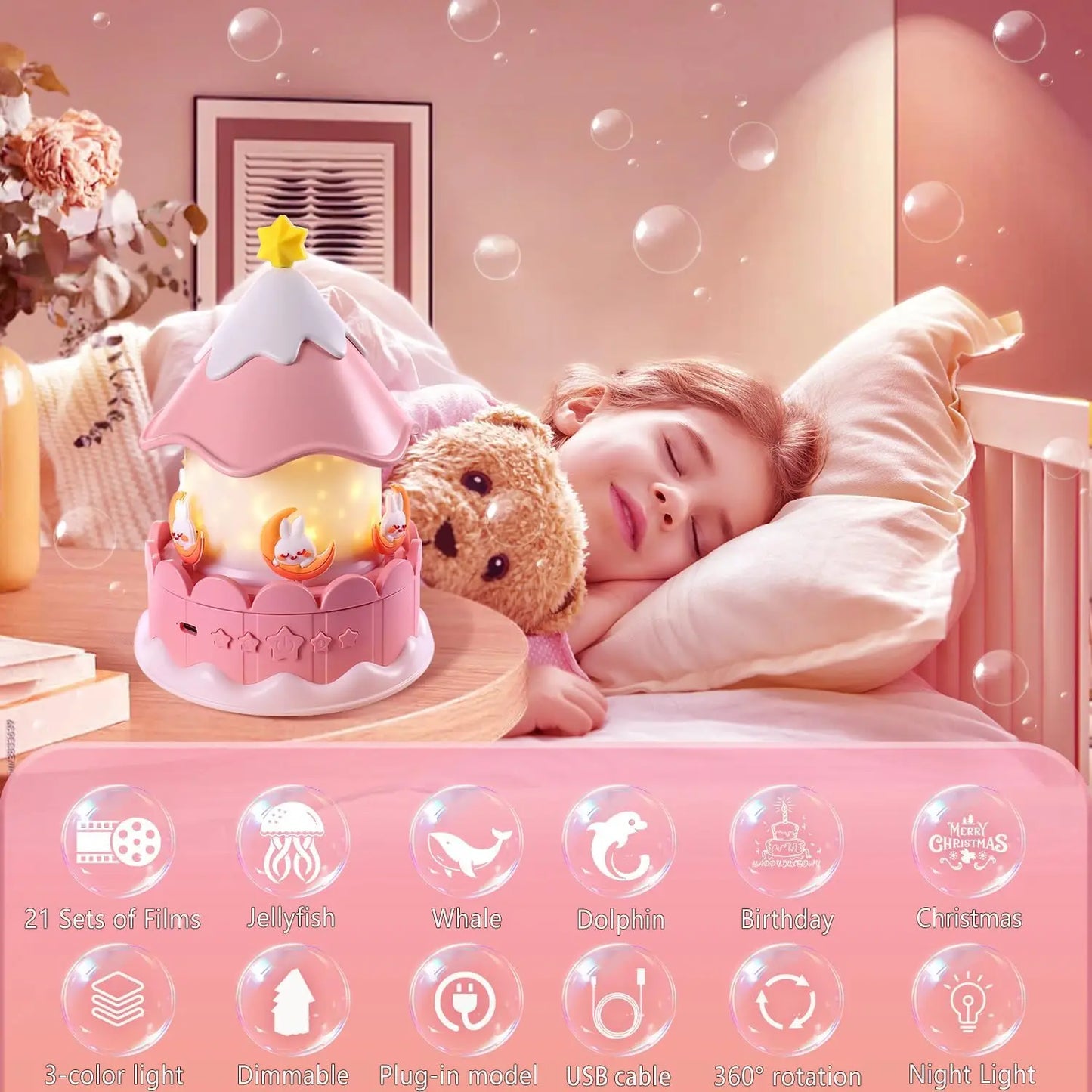 Star Galaxy Projector – 21-in-1 Starry Sky Lamp