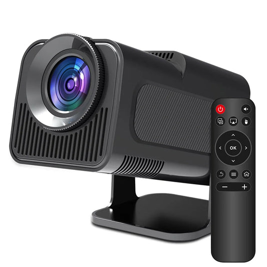 Mini Native 720P Projector – 4K Support, Android 13, 300 ANSI, Portable 180° Rotatable Design