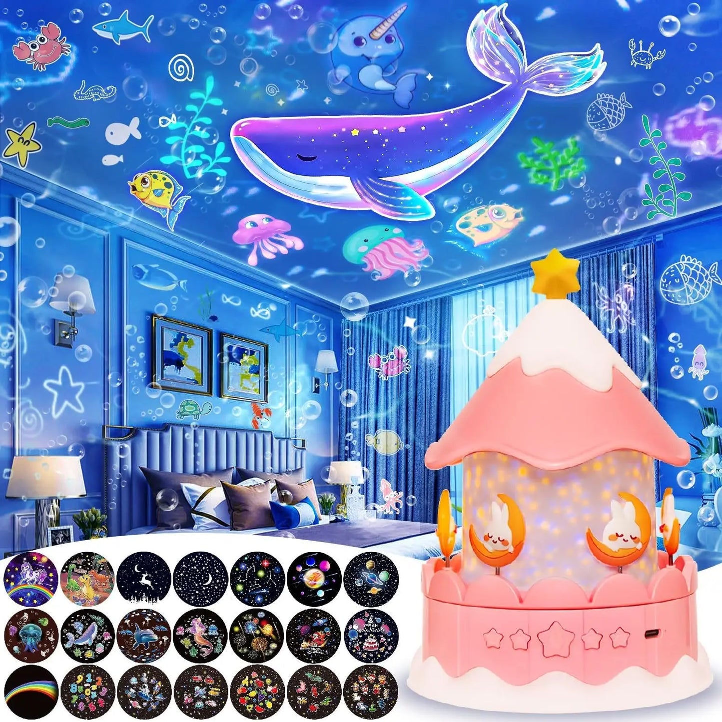 Star Galaxy Projector – 21-in-1 Starry Sky Lamp