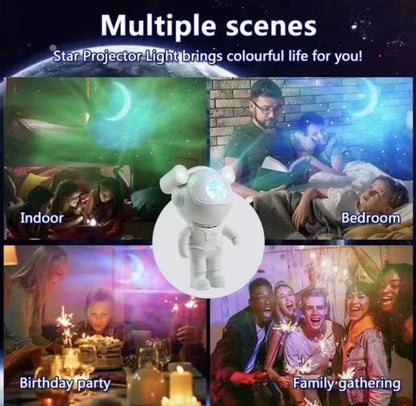 Bluetooth Astronaut Star Light Projector