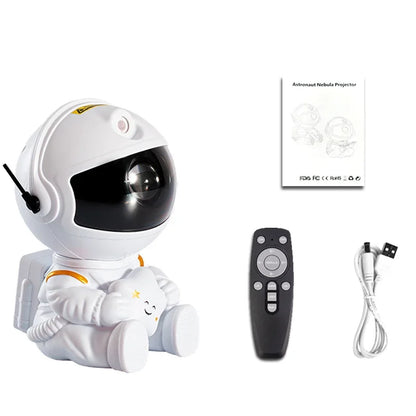 Astronaut Projector Night Light – Nebula Galaxy Star Ceiling Lamp